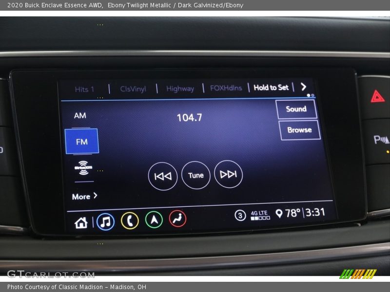 Ebony Twilight Metallic / Dark Galvinized/Ebony 2020 Buick Enclave Essence AWD