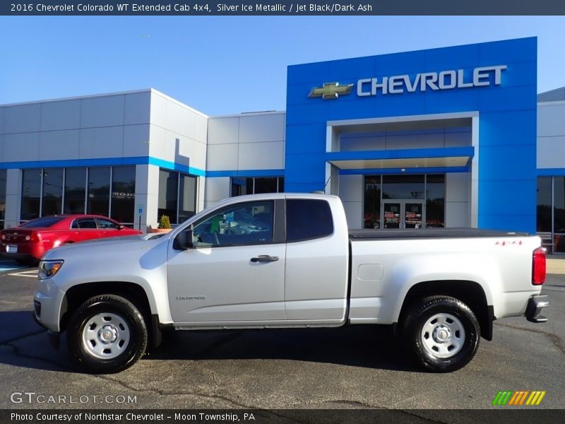  2016 Colorado WT Extended Cab 4x4 Silver Ice Metallic