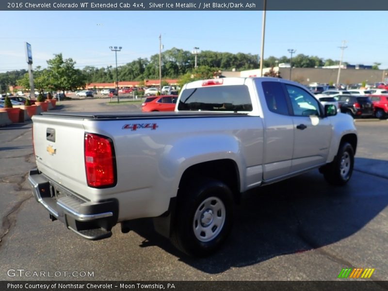 Silver Ice Metallic / Jet Black/Dark Ash 2016 Chevrolet Colorado WT Extended Cab 4x4