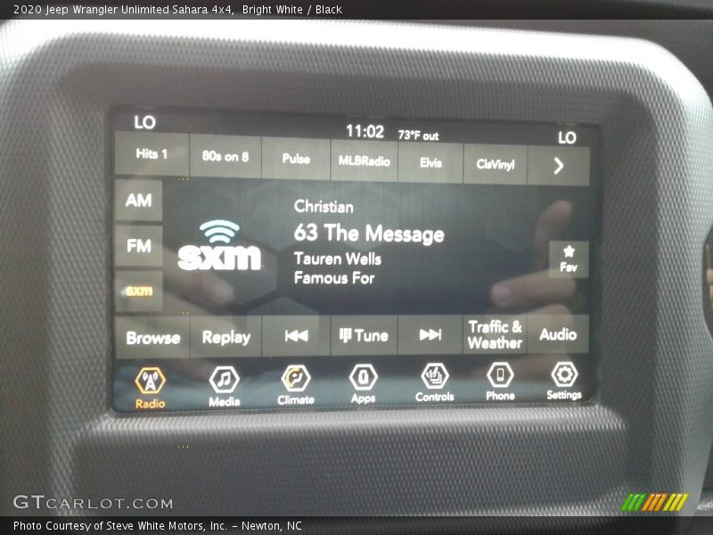 Bright White / Black 2020 Jeep Wrangler Unlimited Sahara 4x4