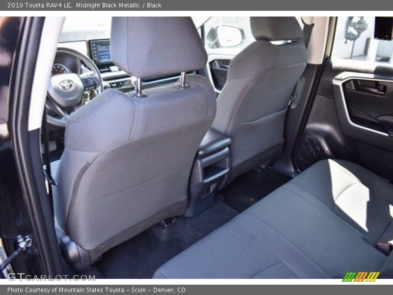 Midnight Black Metallic / Black 2019 Toyota RAV4 LE