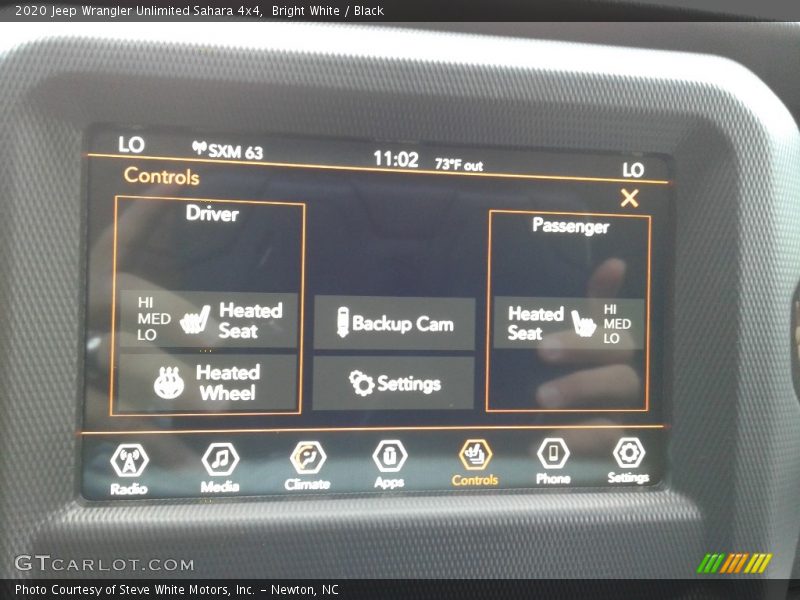 Bright White / Black 2020 Jeep Wrangler Unlimited Sahara 4x4