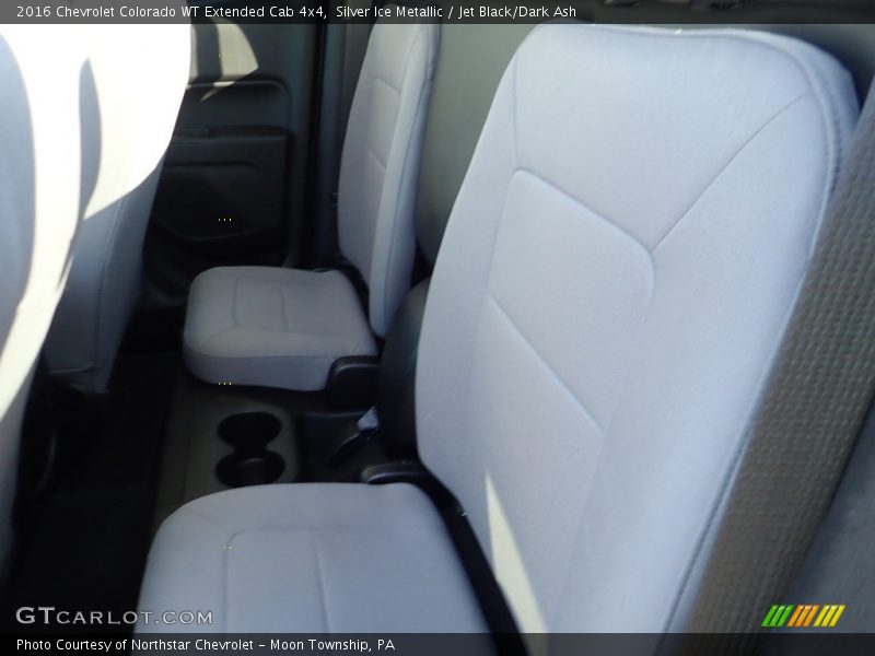 Rear Seat of 2016 Colorado WT Extended Cab 4x4