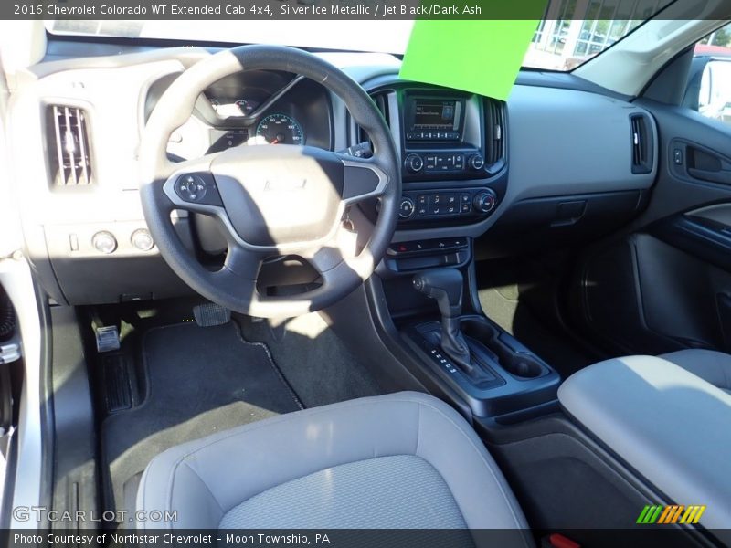Silver Ice Metallic / Jet Black/Dark Ash 2016 Chevrolet Colorado WT Extended Cab 4x4