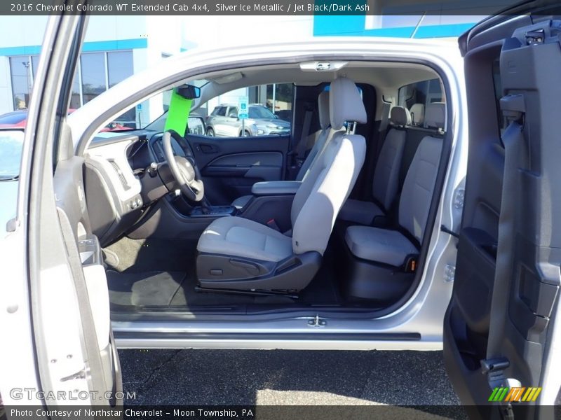Silver Ice Metallic / Jet Black/Dark Ash 2016 Chevrolet Colorado WT Extended Cab 4x4