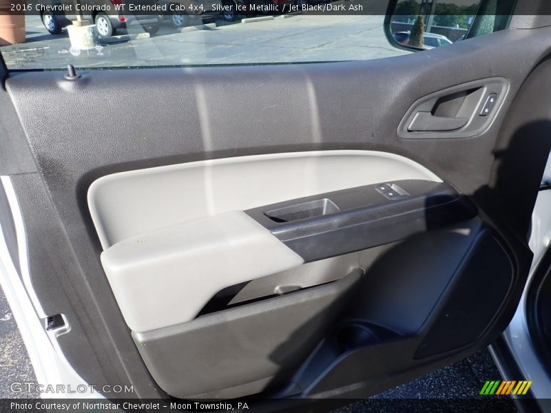 Silver Ice Metallic / Jet Black/Dark Ash 2016 Chevrolet Colorado WT Extended Cab 4x4
