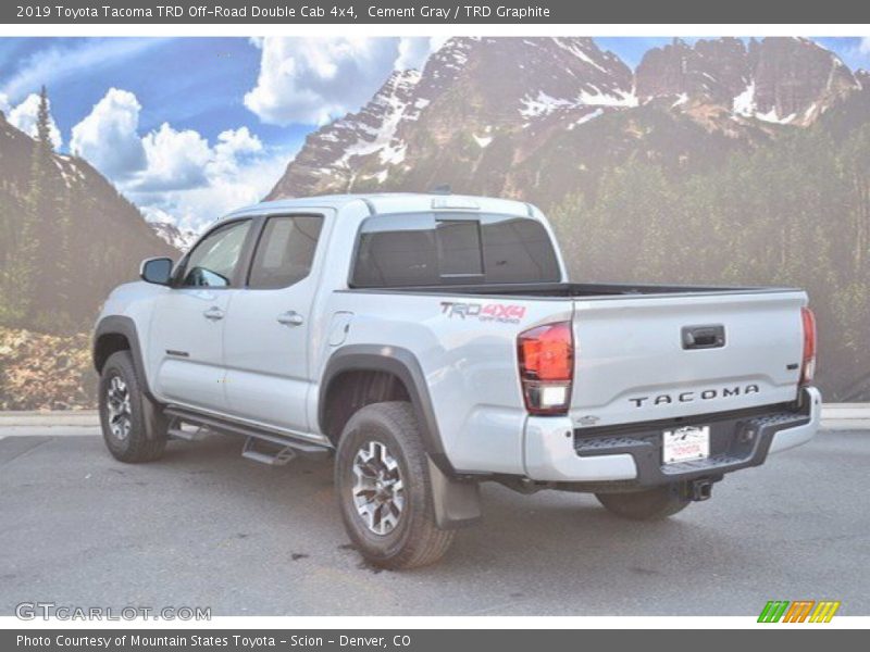 Cement Gray / TRD Graphite 2019 Toyota Tacoma TRD Off-Road Double Cab 4x4