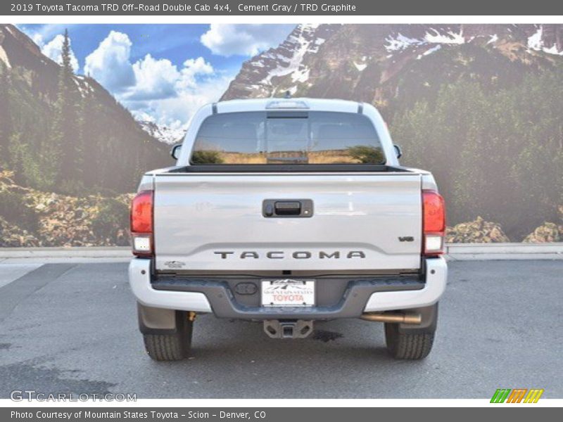 Cement Gray / TRD Graphite 2019 Toyota Tacoma TRD Off-Road Double Cab 4x4