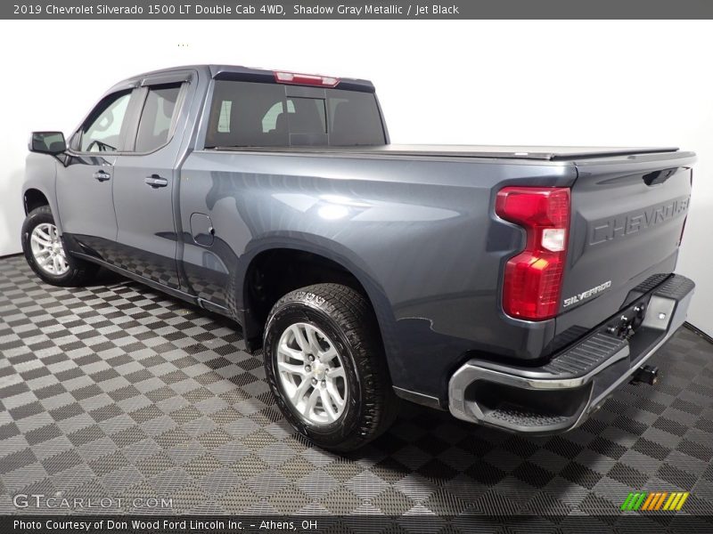 Shadow Gray Metallic / Jet Black 2019 Chevrolet Silverado 1500 LT Double Cab 4WD