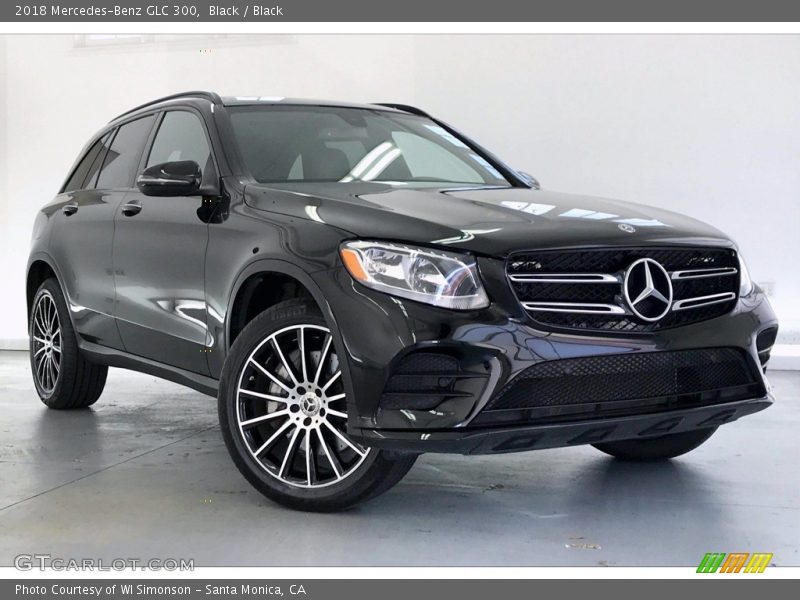 Black / Black 2018 Mercedes-Benz GLC 300