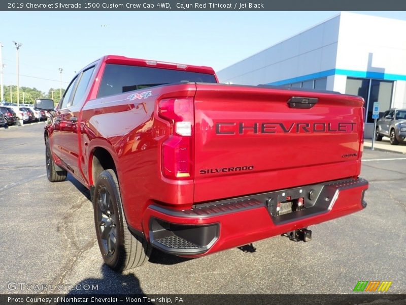 Cajun Red Tintcoat / Jet Black 2019 Chevrolet Silverado 1500 Custom Crew Cab 4WD