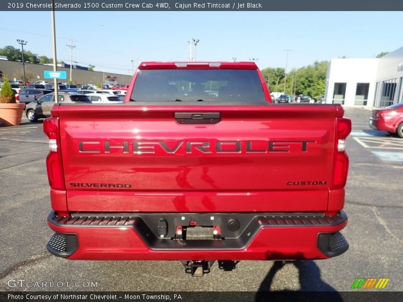 Cajun Red Tintcoat / Jet Black 2019 Chevrolet Silverado 1500 Custom Crew Cab 4WD