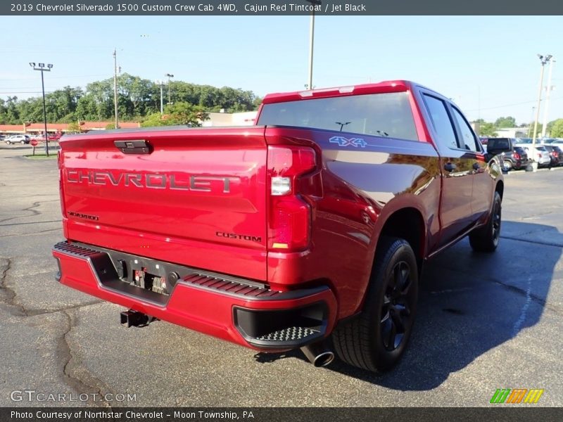 Cajun Red Tintcoat / Jet Black 2019 Chevrolet Silverado 1500 Custom Crew Cab 4WD
