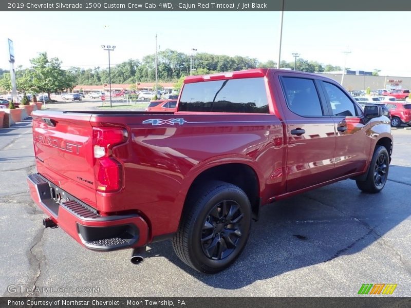 Cajun Red Tintcoat / Jet Black 2019 Chevrolet Silverado 1500 Custom Crew Cab 4WD