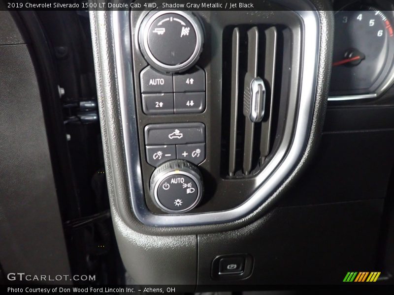 Shadow Gray Metallic / Jet Black 2019 Chevrolet Silverado 1500 LT Double Cab 4WD