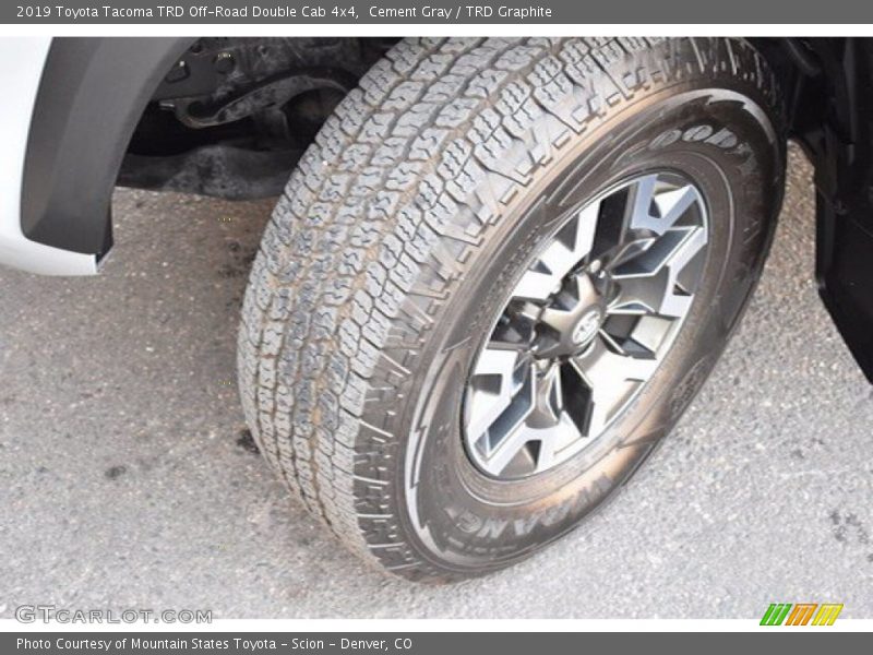 Cement Gray / TRD Graphite 2019 Toyota Tacoma TRD Off-Road Double Cab 4x4