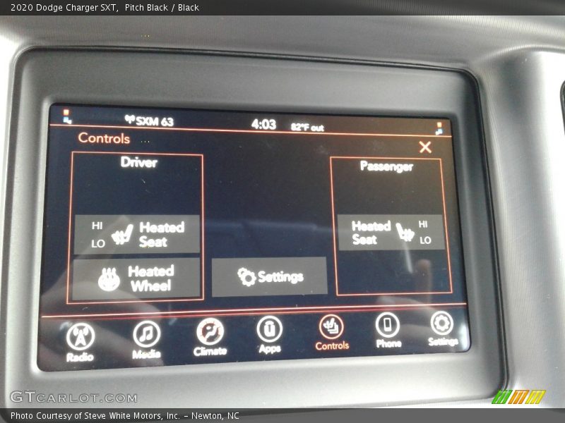 Pitch Black / Black 2020 Dodge Charger SXT
