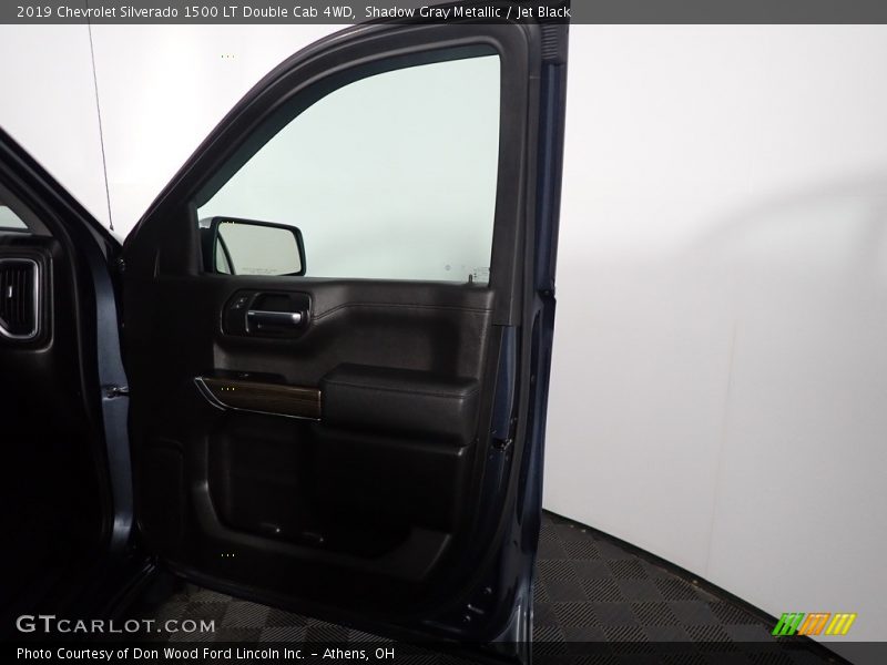 Shadow Gray Metallic / Jet Black 2019 Chevrolet Silverado 1500 LT Double Cab 4WD