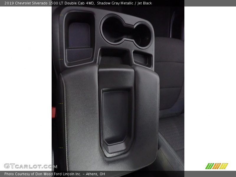 Shadow Gray Metallic / Jet Black 2019 Chevrolet Silverado 1500 LT Double Cab 4WD