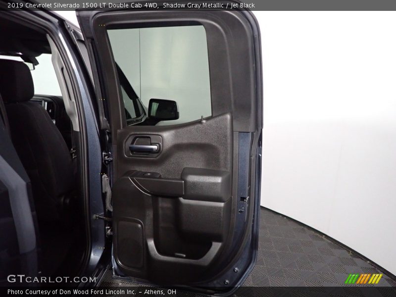 Shadow Gray Metallic / Jet Black 2019 Chevrolet Silverado 1500 LT Double Cab 4WD