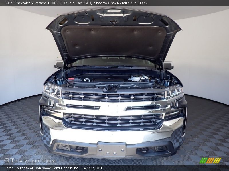 Shadow Gray Metallic / Jet Black 2019 Chevrolet Silverado 1500 LT Double Cab 4WD