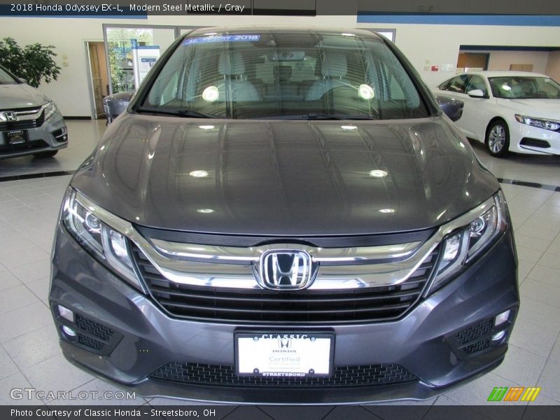 Modern Steel Metallic / Gray 2018 Honda Odyssey EX-L