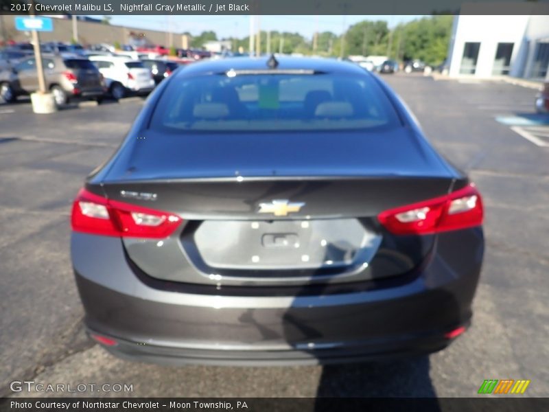 Nightfall Gray Metallic / Jet Black 2017 Chevrolet Malibu LS