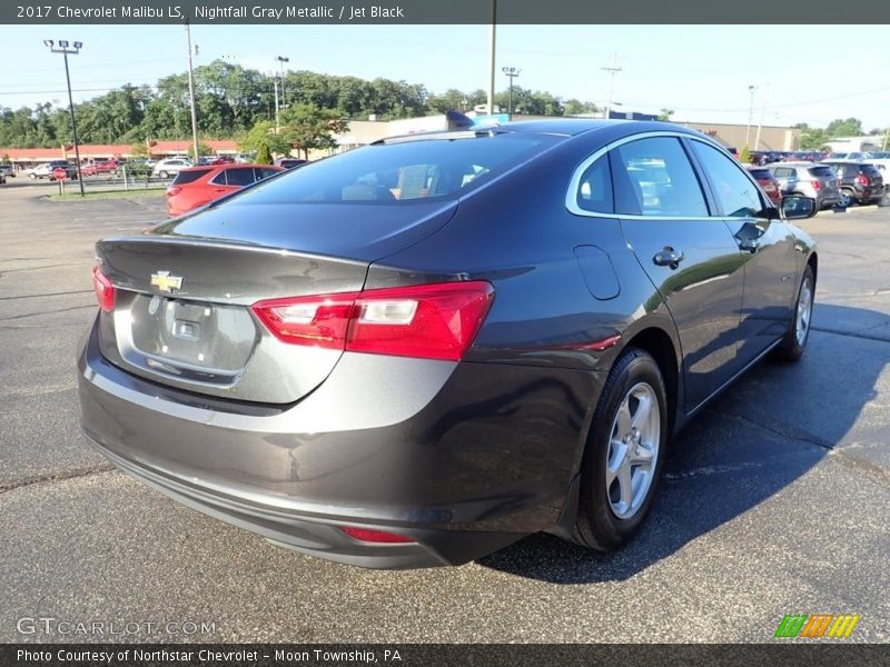 Nightfall Gray Metallic / Jet Black 2017 Chevrolet Malibu LS