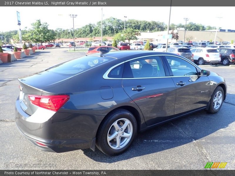 Nightfall Gray Metallic / Jet Black 2017 Chevrolet Malibu LS
