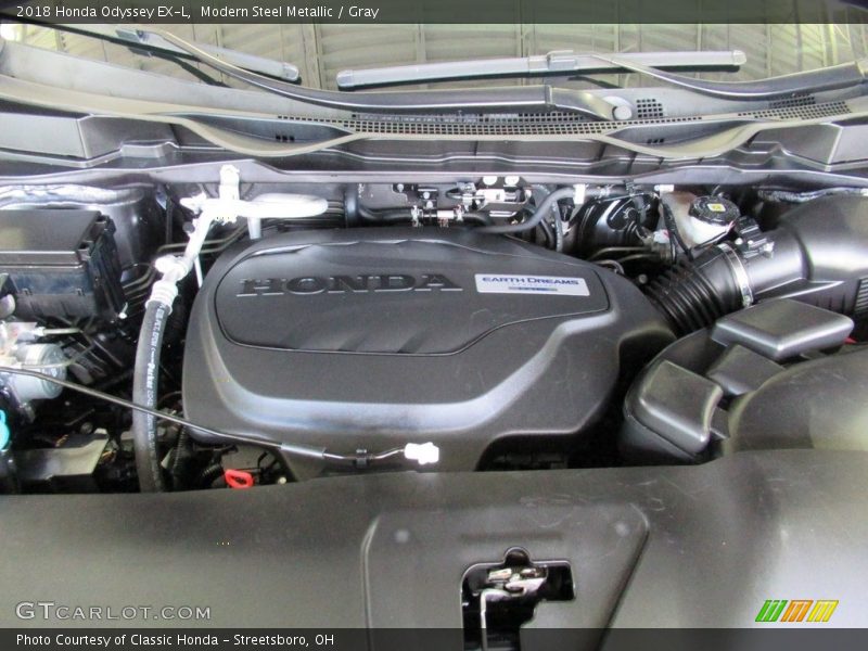 Modern Steel Metallic / Gray 2018 Honda Odyssey EX-L