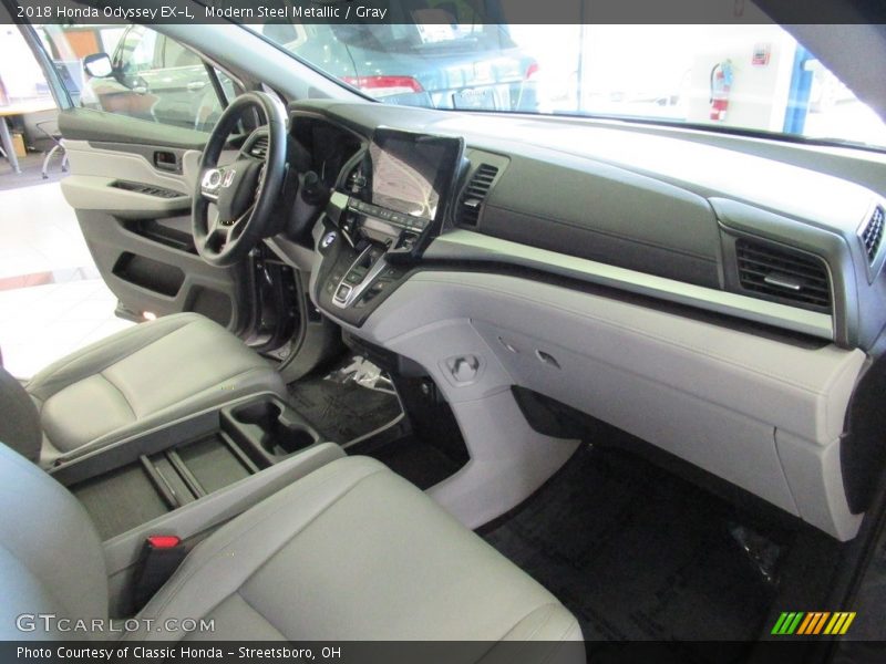 Modern Steel Metallic / Gray 2018 Honda Odyssey EX-L