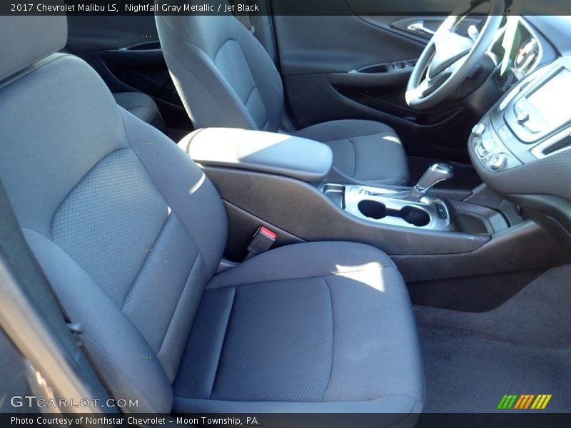 Nightfall Gray Metallic / Jet Black 2017 Chevrolet Malibu LS