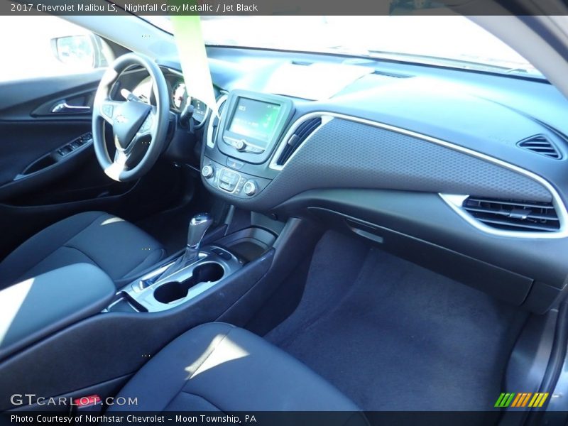 Nightfall Gray Metallic / Jet Black 2017 Chevrolet Malibu LS