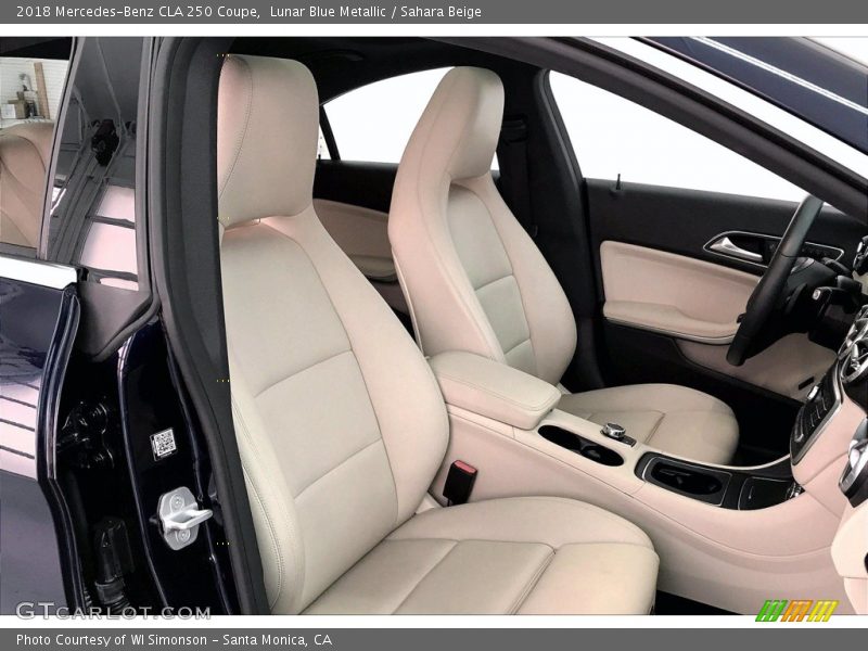 Lunar Blue Metallic / Sahara Beige 2018 Mercedes-Benz CLA 250 Coupe