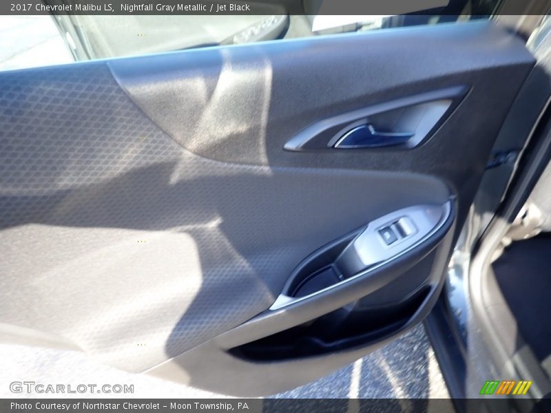 Nightfall Gray Metallic / Jet Black 2017 Chevrolet Malibu LS