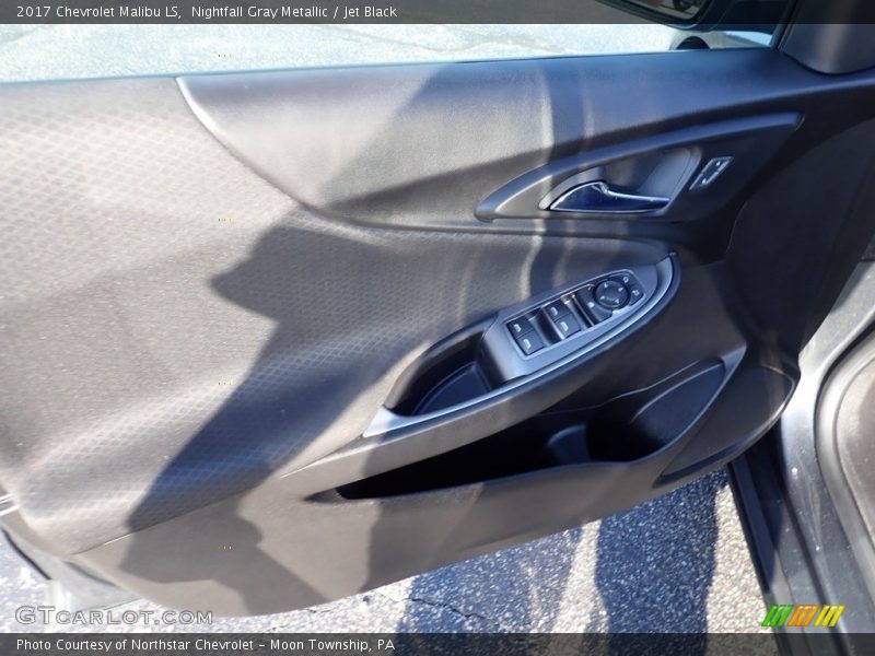 Nightfall Gray Metallic / Jet Black 2017 Chevrolet Malibu LS