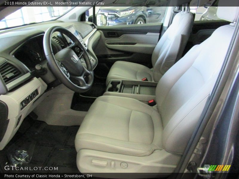 Modern Steel Metallic / Gray 2018 Honda Odyssey EX-L