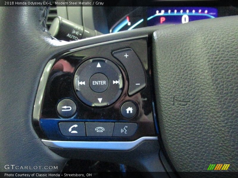 Modern Steel Metallic / Gray 2018 Honda Odyssey EX-L