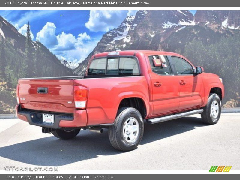 Barcelona Red Metallic / Cement Gray 2017 Toyota Tacoma SR5 Double Cab 4x4