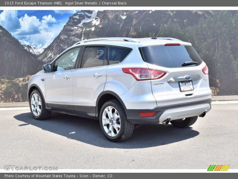 Ingot Silver Metallic / Charcoal Black 2015 Ford Escape Titanium 4WD