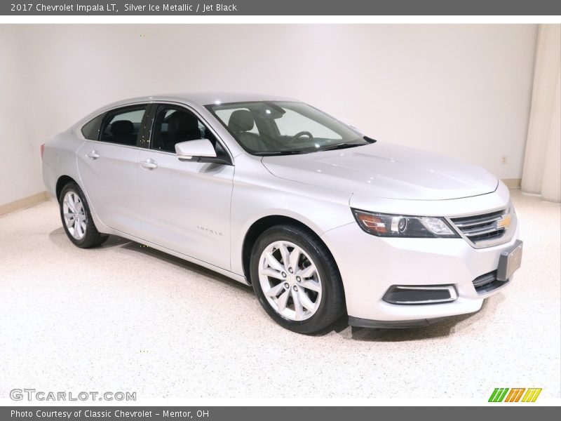 Silver Ice Metallic / Jet Black 2017 Chevrolet Impala LT