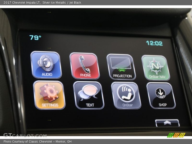 Silver Ice Metallic / Jet Black 2017 Chevrolet Impala LT