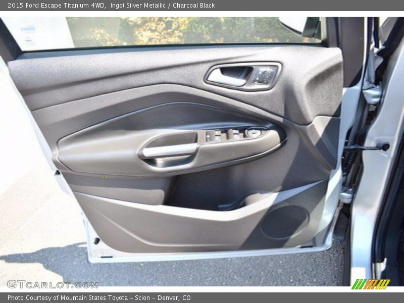 Ingot Silver Metallic / Charcoal Black 2015 Ford Escape Titanium 4WD