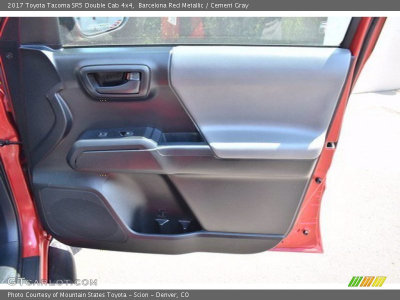 Barcelona Red Metallic / Cement Gray 2017 Toyota Tacoma SR5 Double Cab 4x4