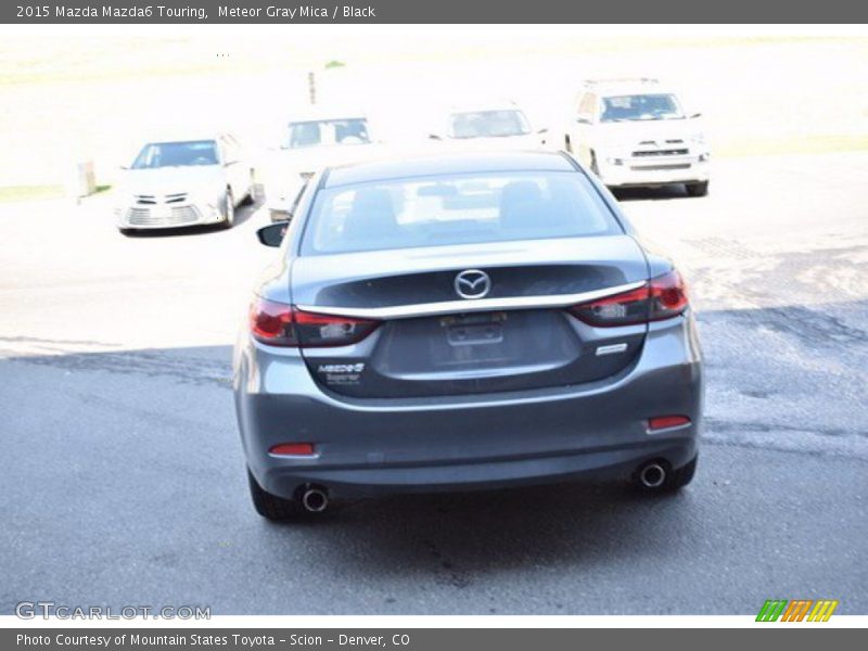 Meteor Gray Mica / Black 2015 Mazda Mazda6 Touring