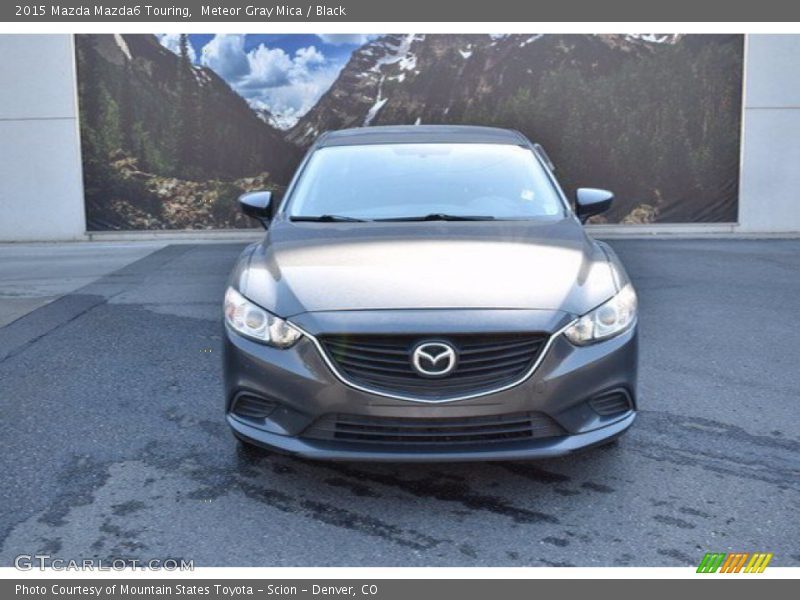 Meteor Gray Mica / Black 2015 Mazda Mazda6 Touring