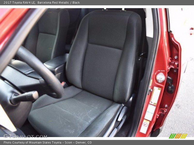 Barcelona Red Metallic / Black 2017 Toyota RAV4 LE