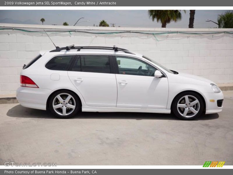 Candy White / Anthracite 2009 Volkswagen Jetta SEL SportWagen