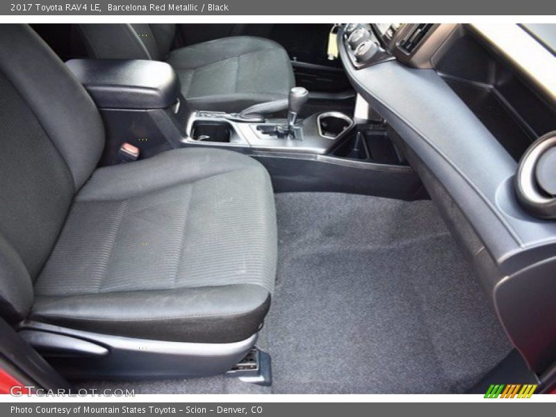 Barcelona Red Metallic / Black 2017 Toyota RAV4 LE