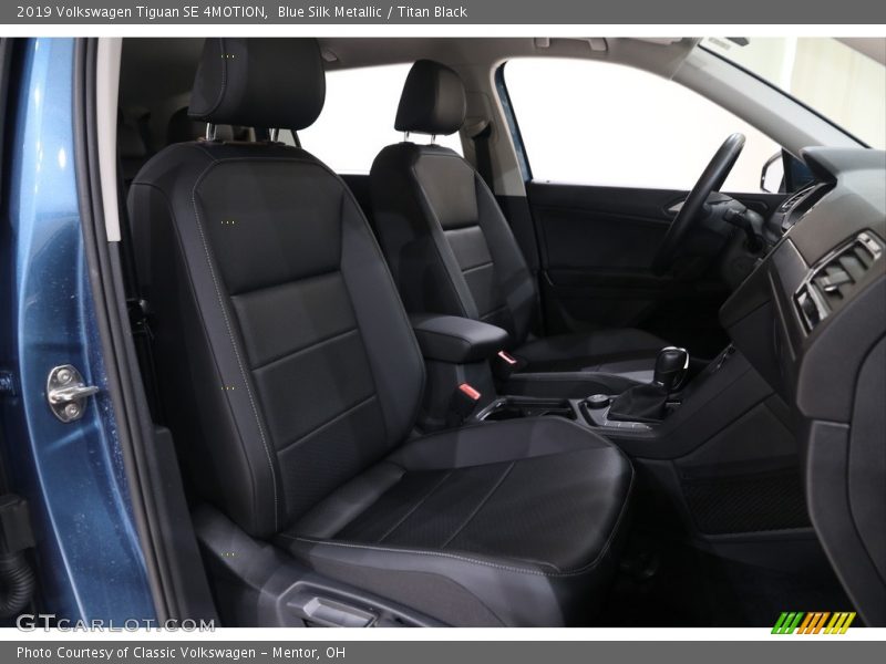 Blue Silk Metallic / Titan Black 2019 Volkswagen Tiguan SE 4MOTION